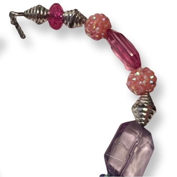 🤯5/$20🤯 Vintage Owl Colorful Glass Bead Anklet - Picture 3 of 5